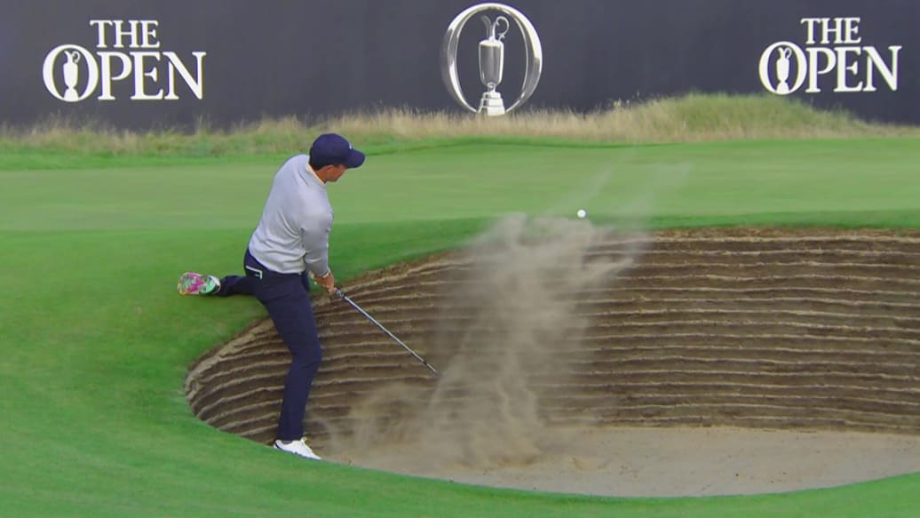rory mcilroy bunker shot