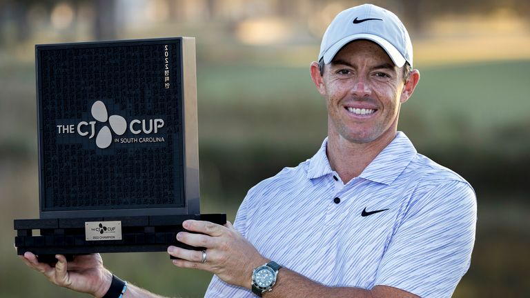 Rory McIlroy golf statistics 2022