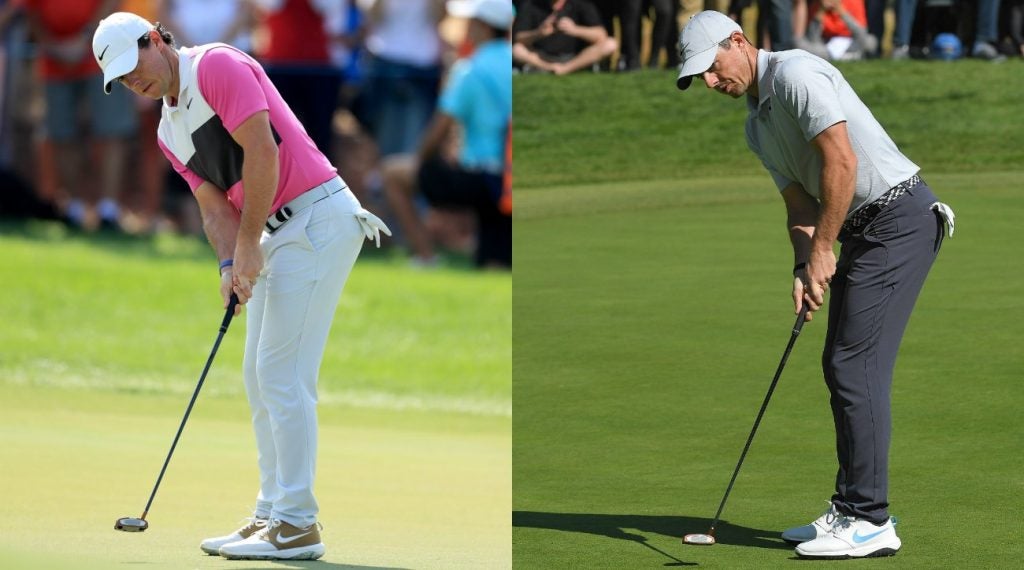 Rory McIlroy grip adjustment