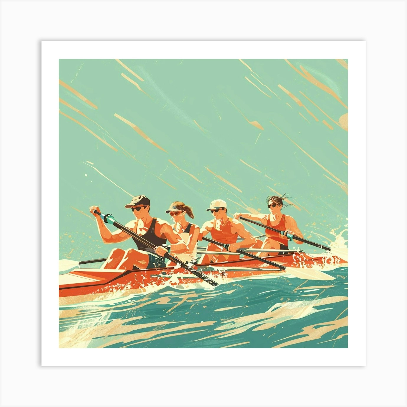 rowing team posters