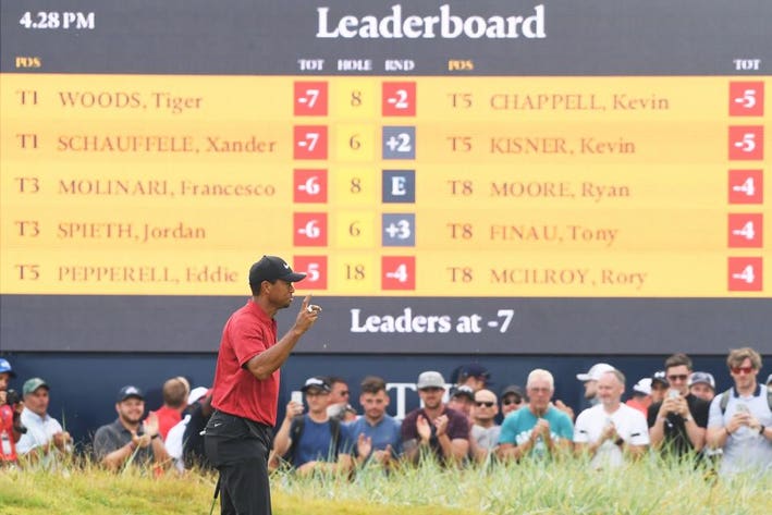 Royal Portrush leaderboard