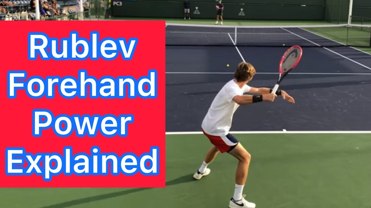 Rublev forehand drills