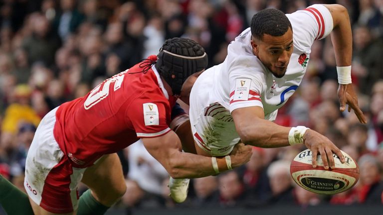 rugby match highlights Wales England