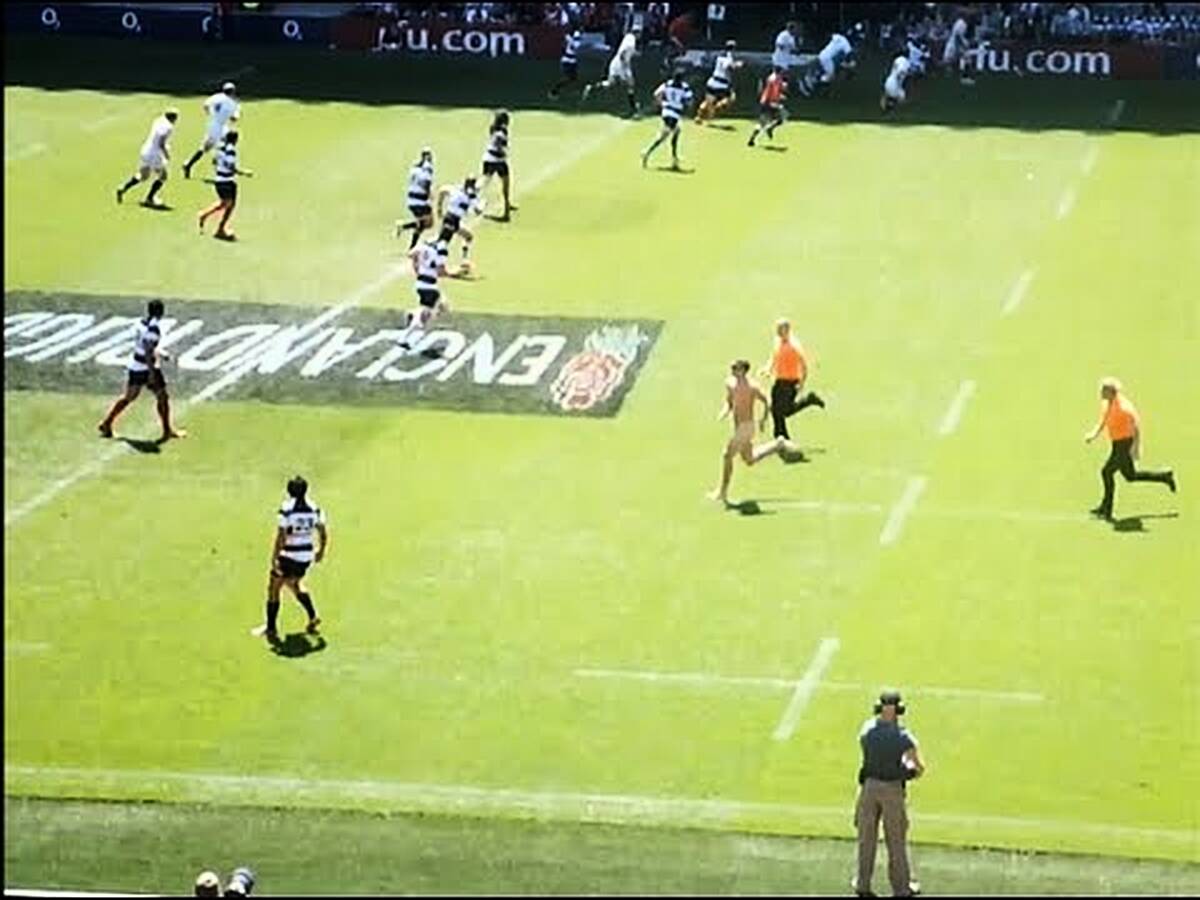 rugby streaking events.