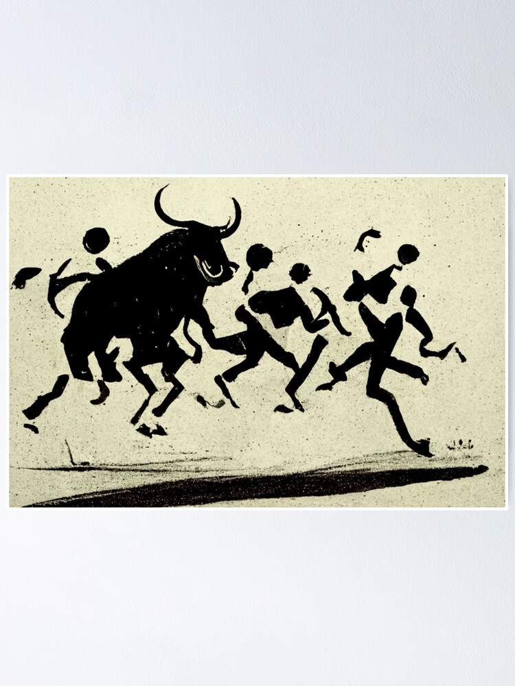 running of the bulls poster 0031