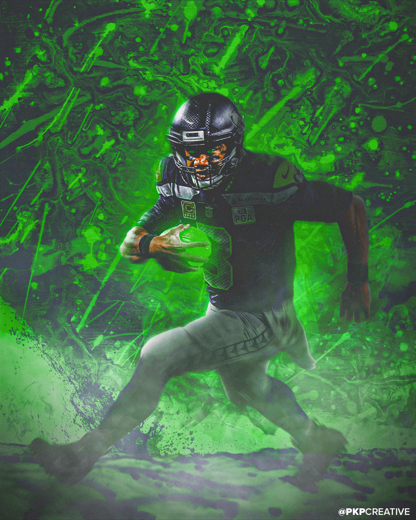 Russell Wilson artwork collection