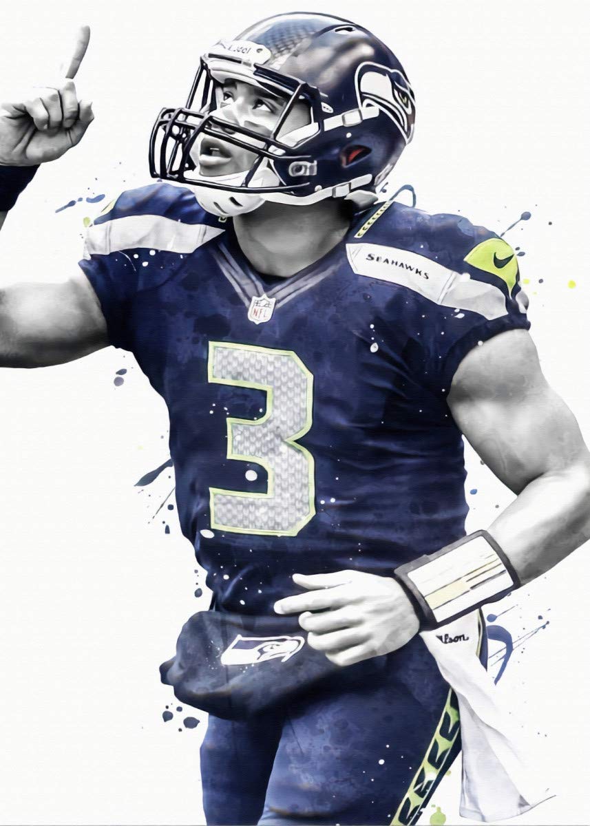 Russell Wilson graphic print