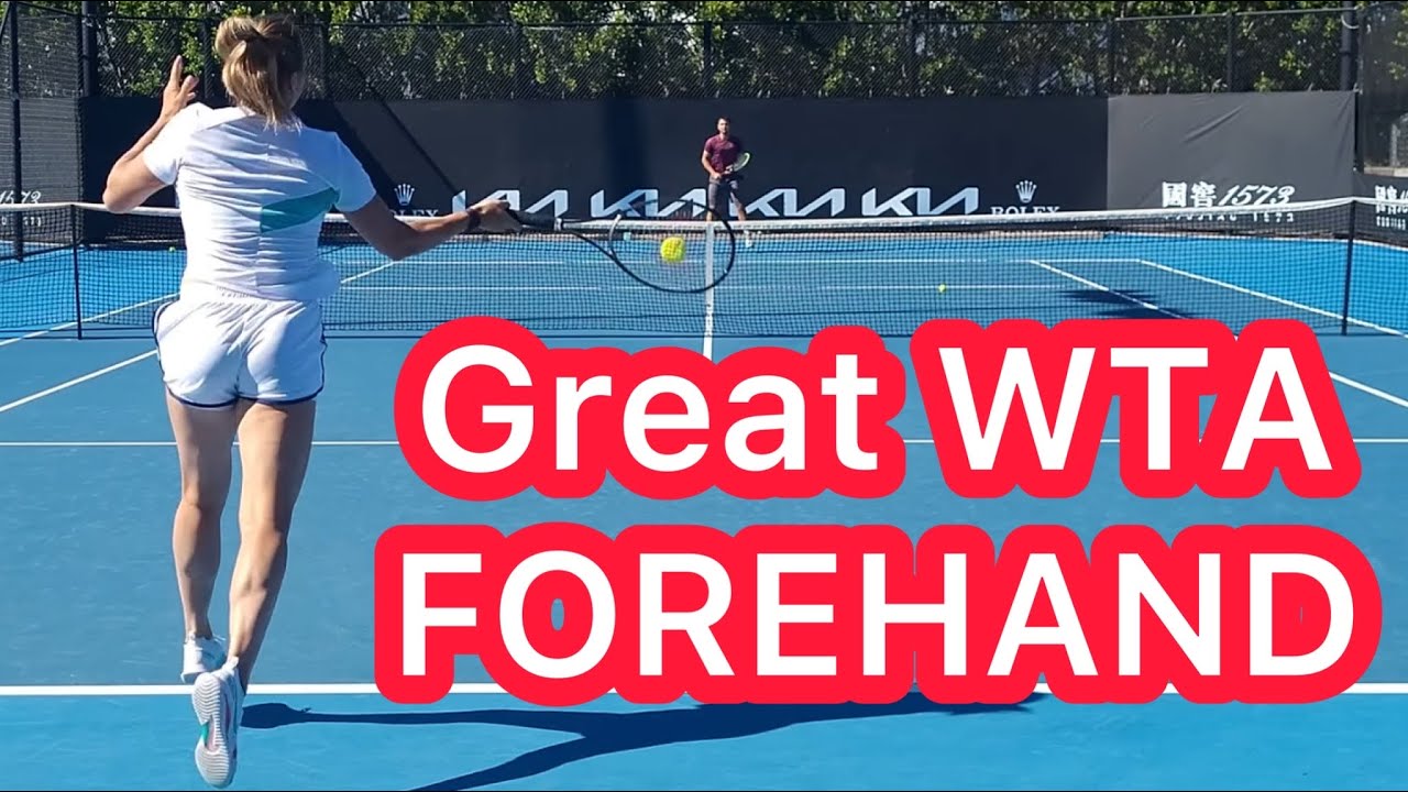 Sabalenka forehand improvement
