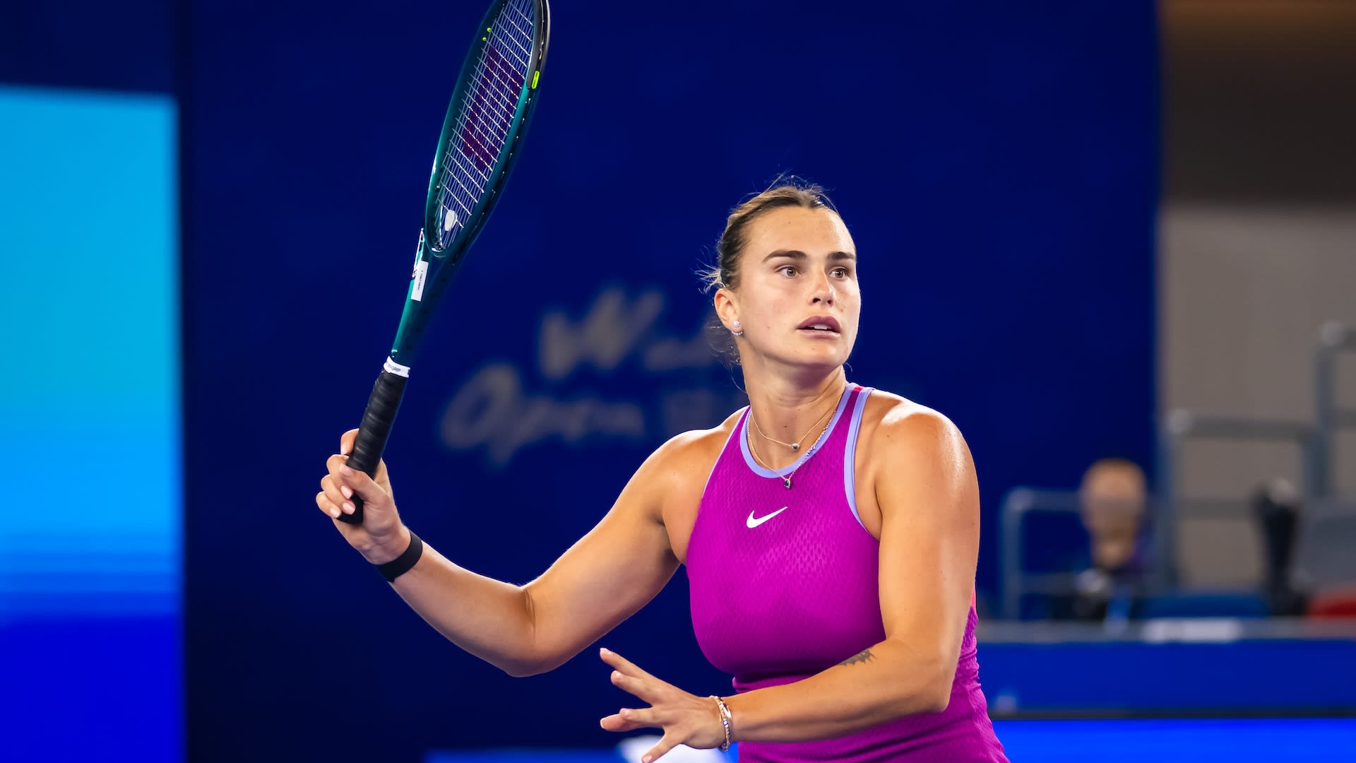Sabalenka forehand technique