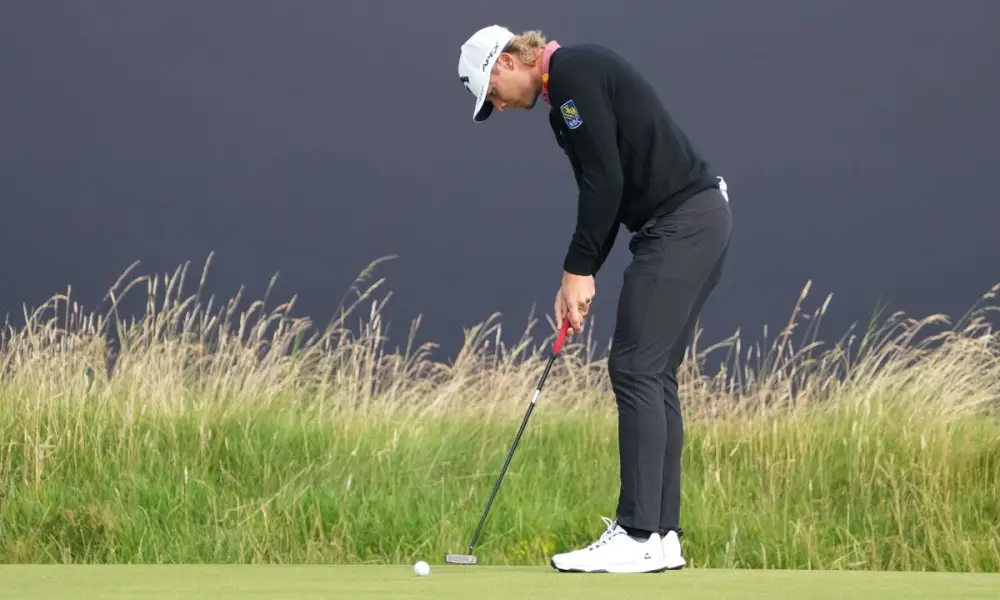 Sam Burns British Open interviews