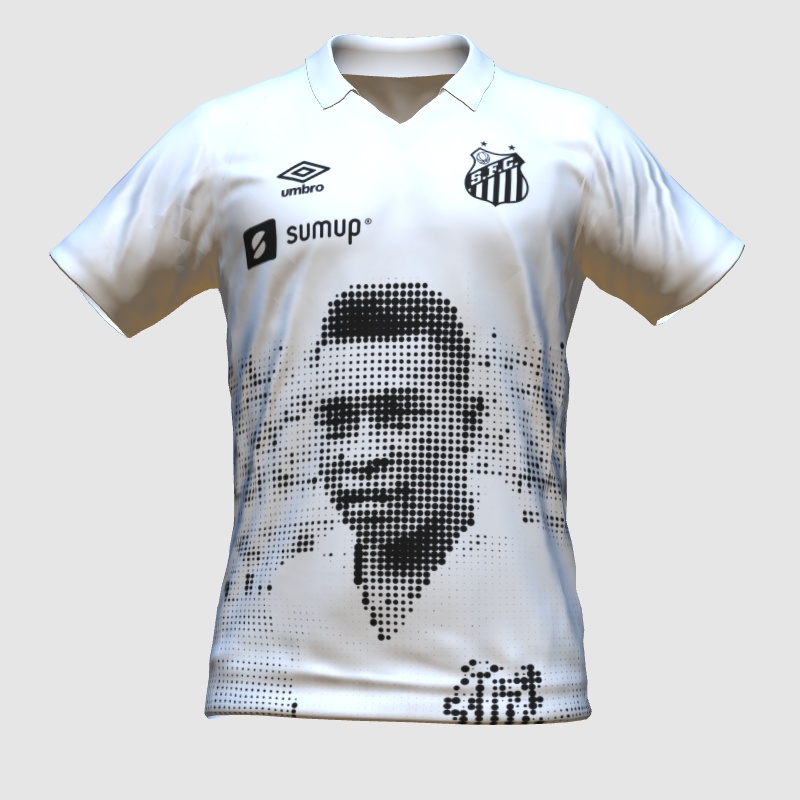 santos fc pele jersey 0014