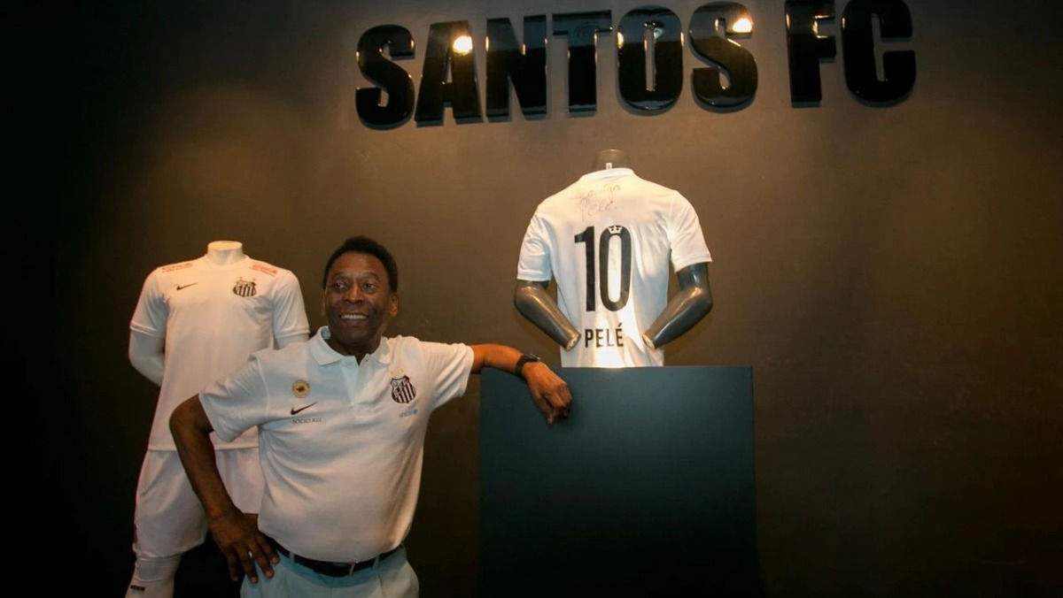 santos fc pele jersey 0020