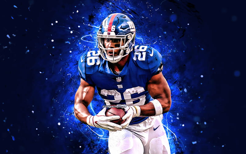 Saquon Barkley artwork.