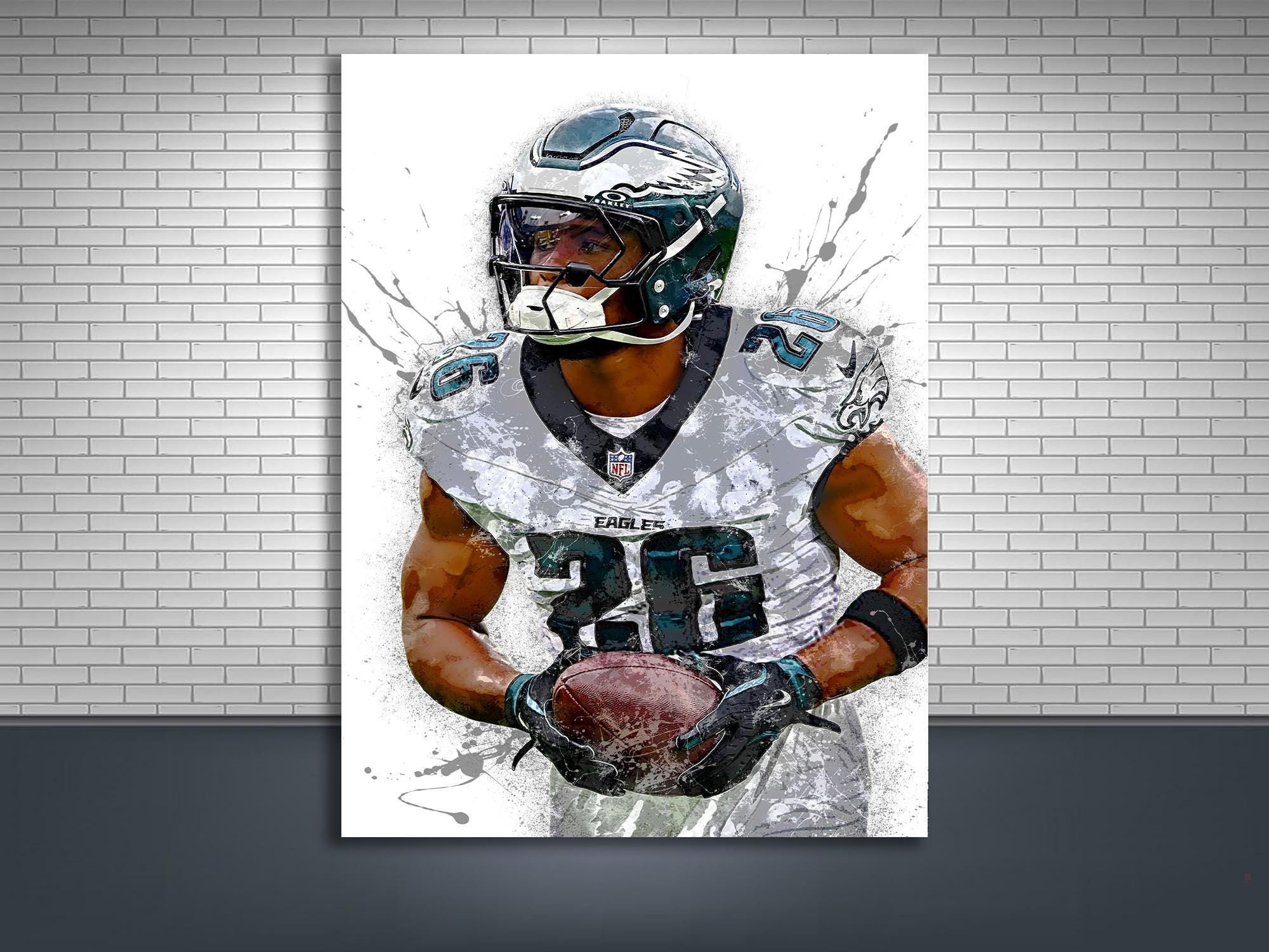 Saquon Barkley character art.