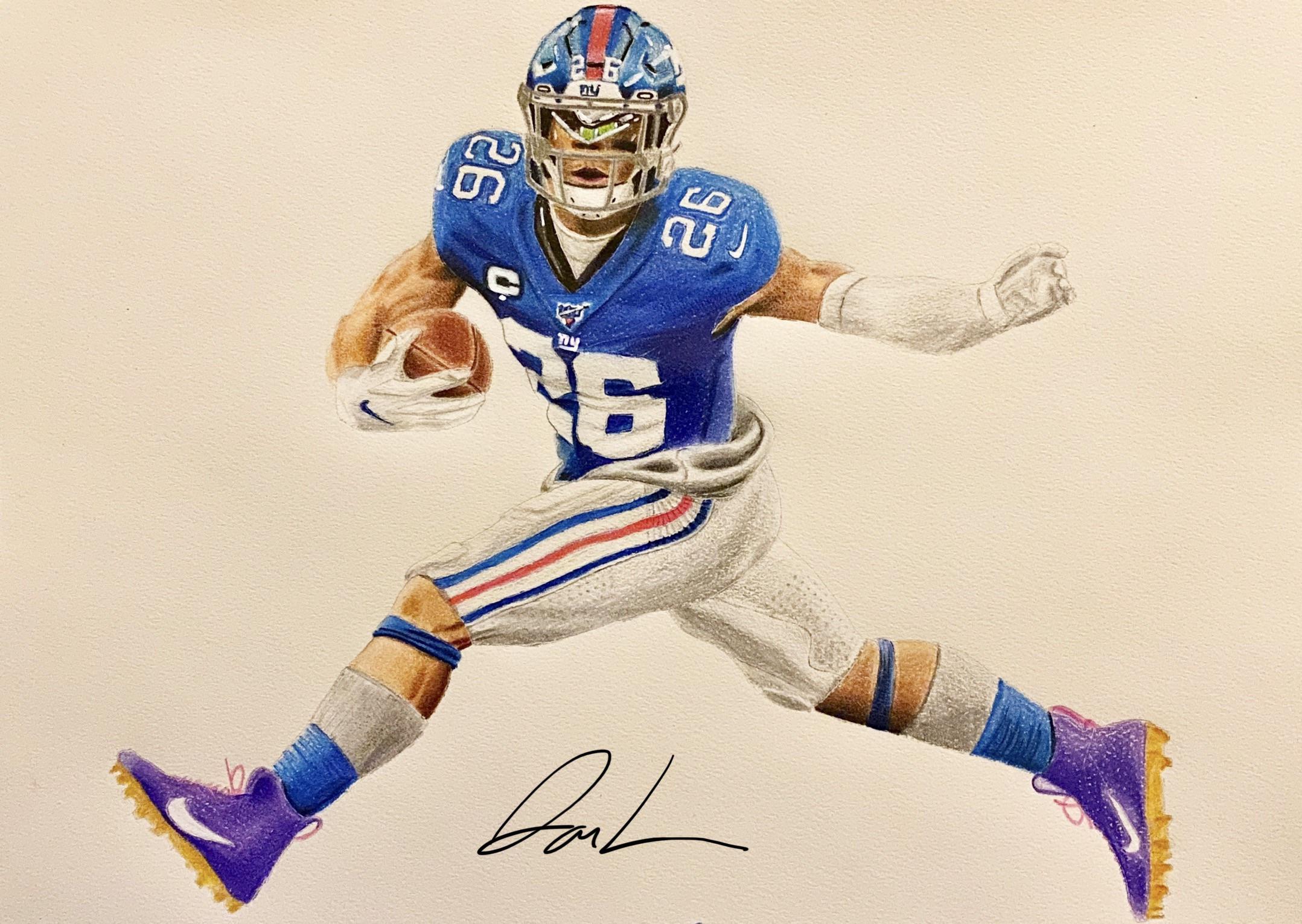 saquon barkley coloring pages 0028