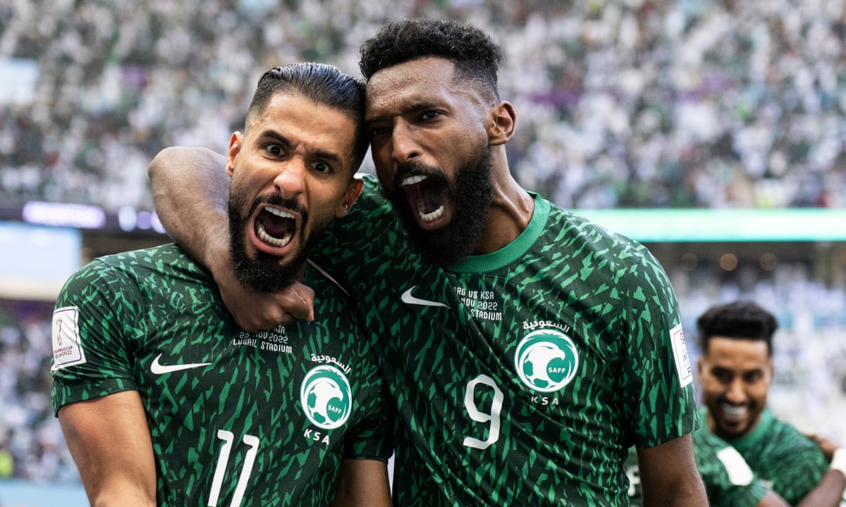 Saudi Arabia Argentina fan reactions.