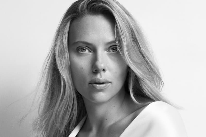 scarlett johansson black and white photo 0033