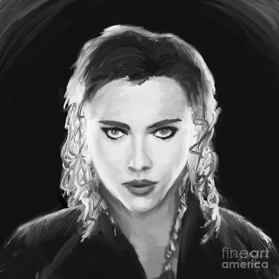 scarlett johansson black and white 0018