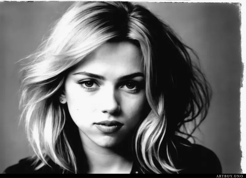 scarlett johansson black and white 0036