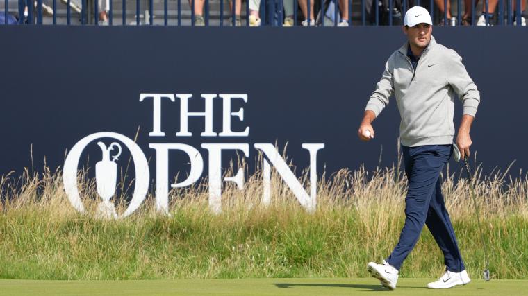 Scottie Scheffler British Open fan reactions.