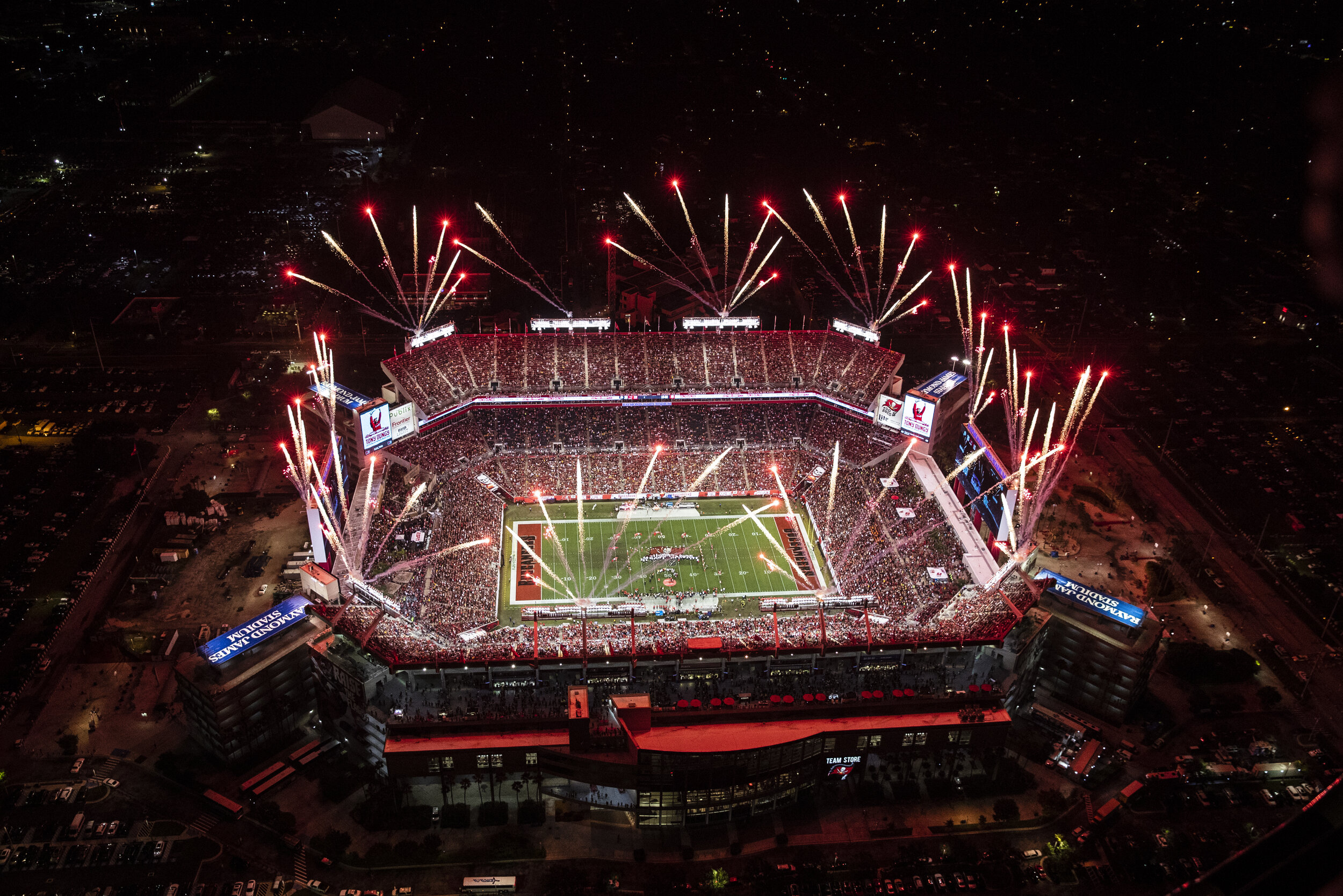 seating chart Raymond James Stadium