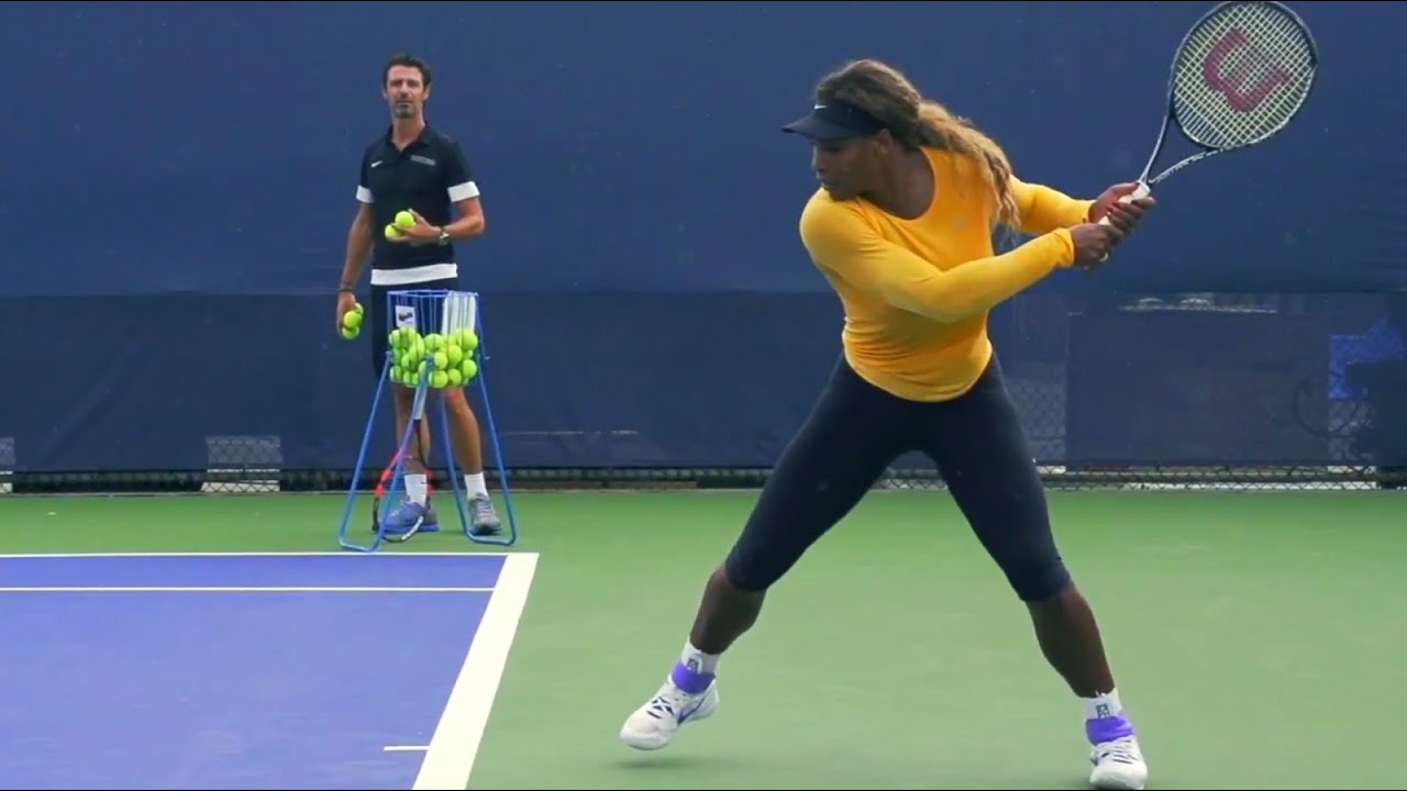 serena williams backhand grip