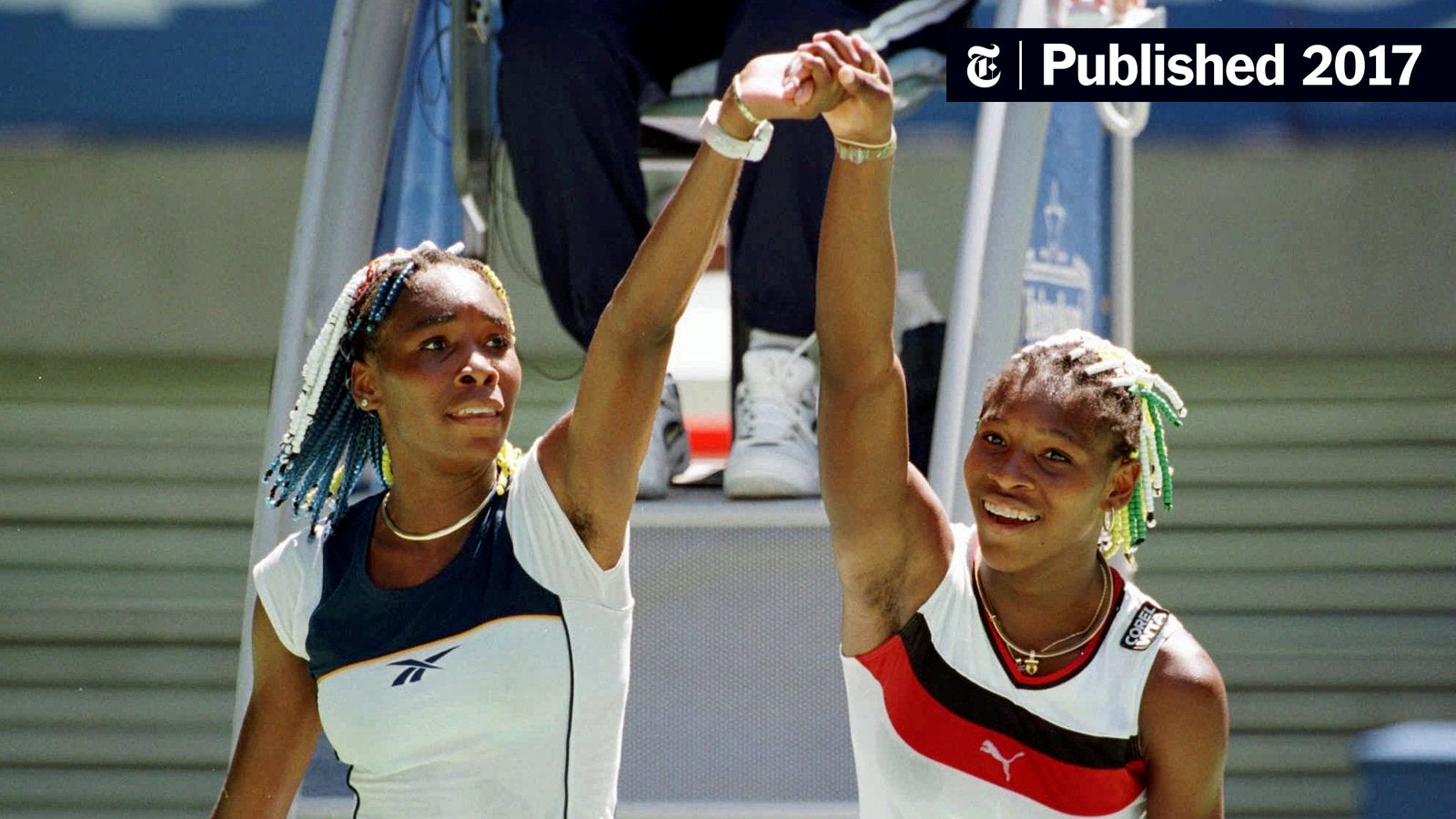 Serena Williams first tournament images