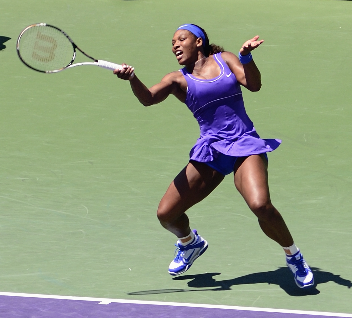 Serena Williams forehand drills