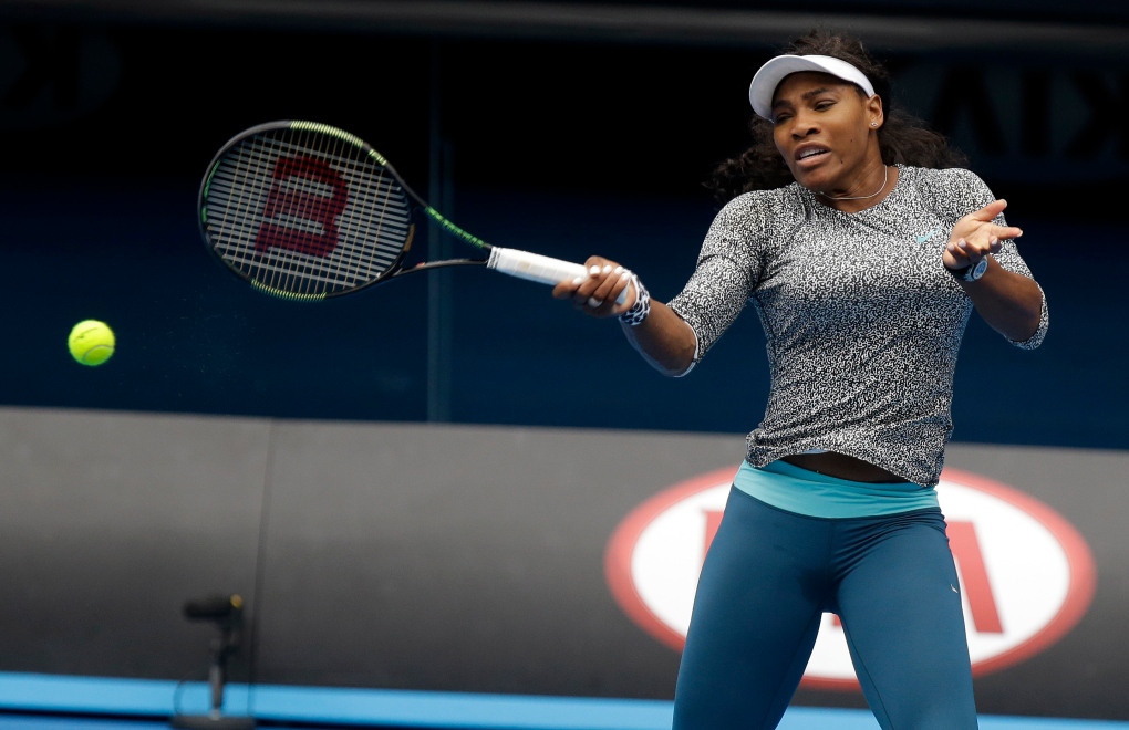 Serena Williams forehand style.