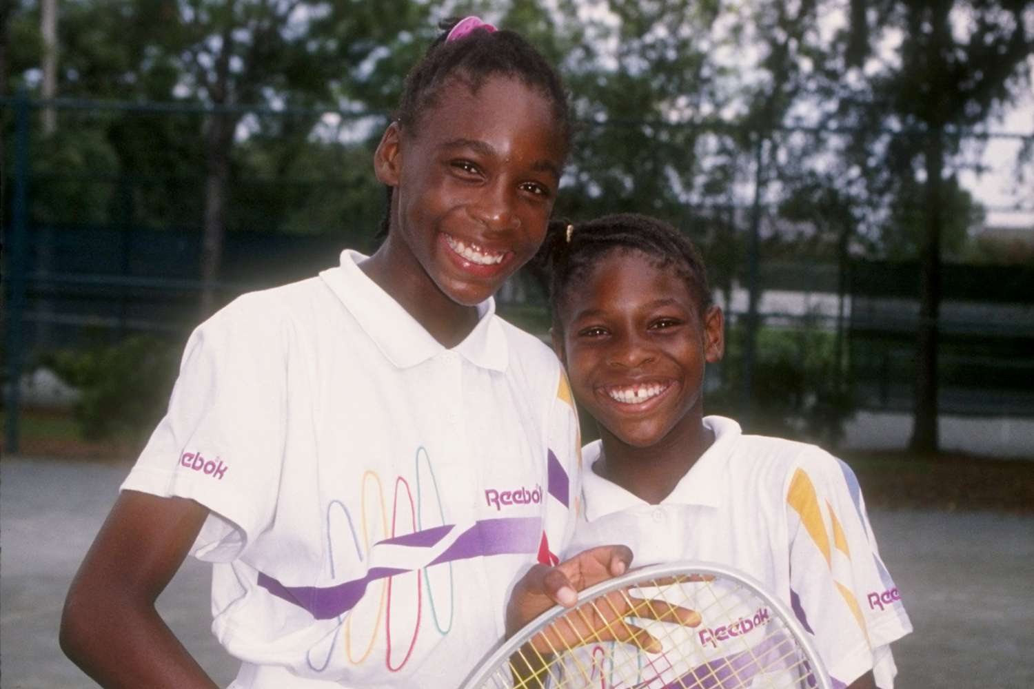 Serena Williams junior tennis images