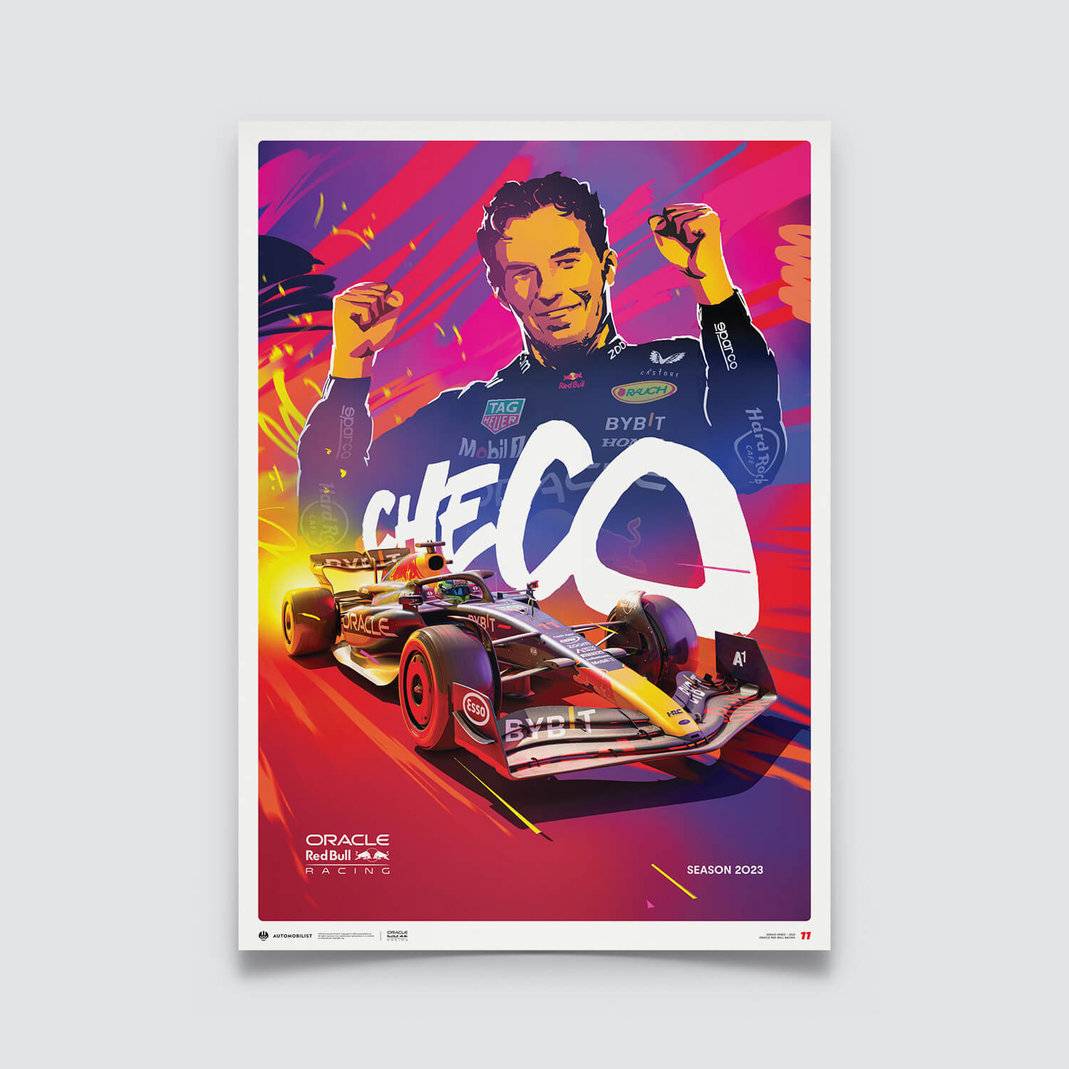 Sergio Perez artwork