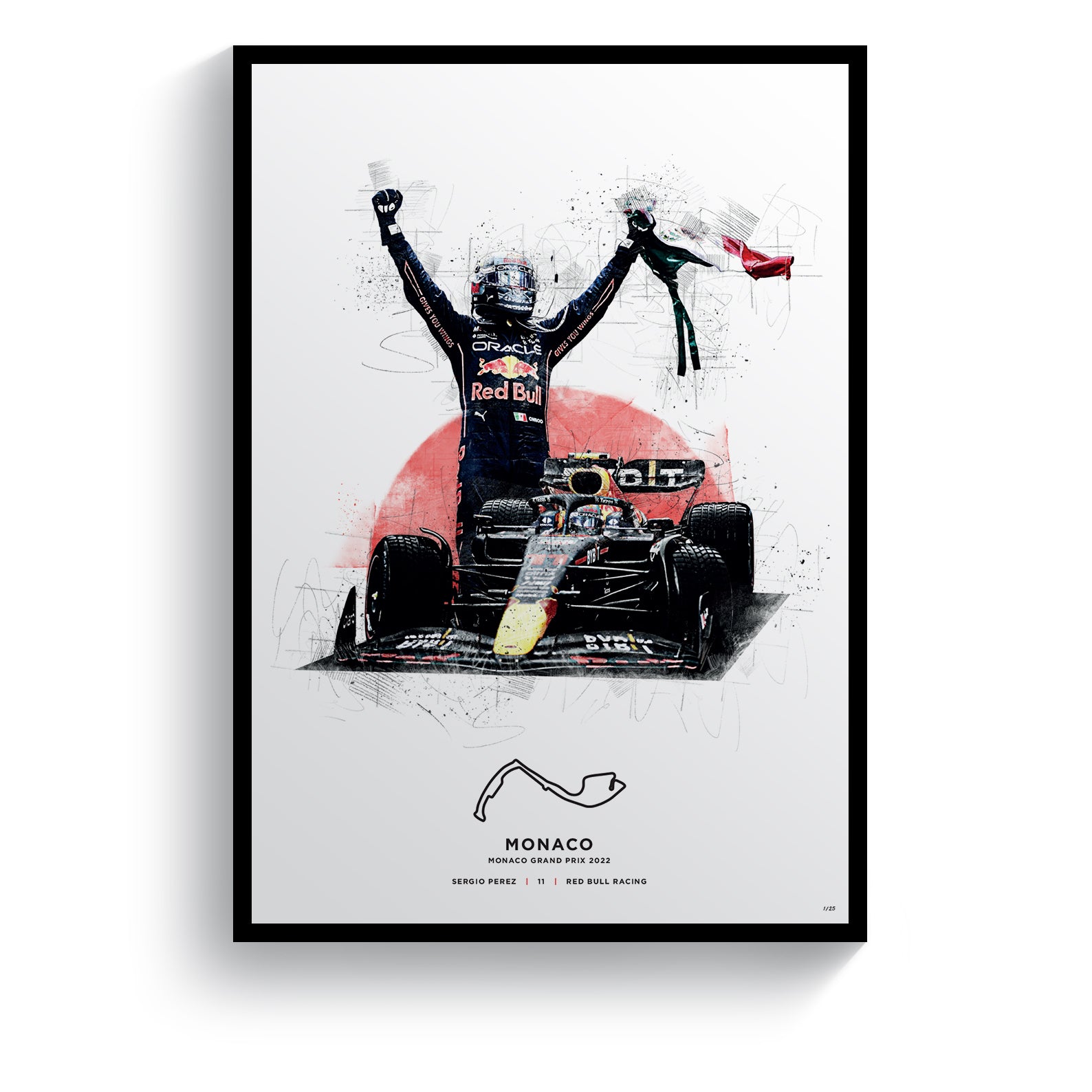 Sergio Perez sports photography.