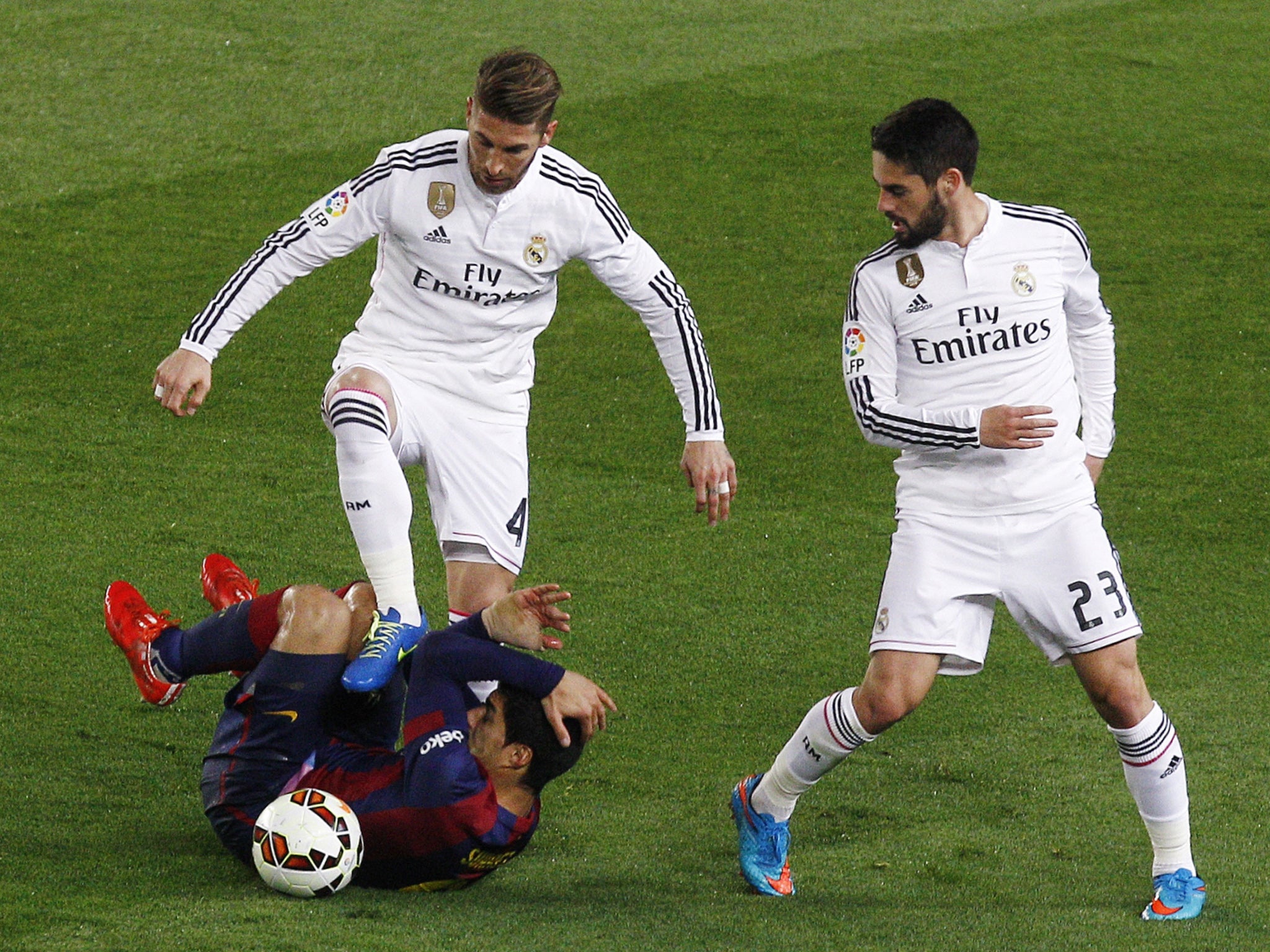 sergio ramos iconic tackles