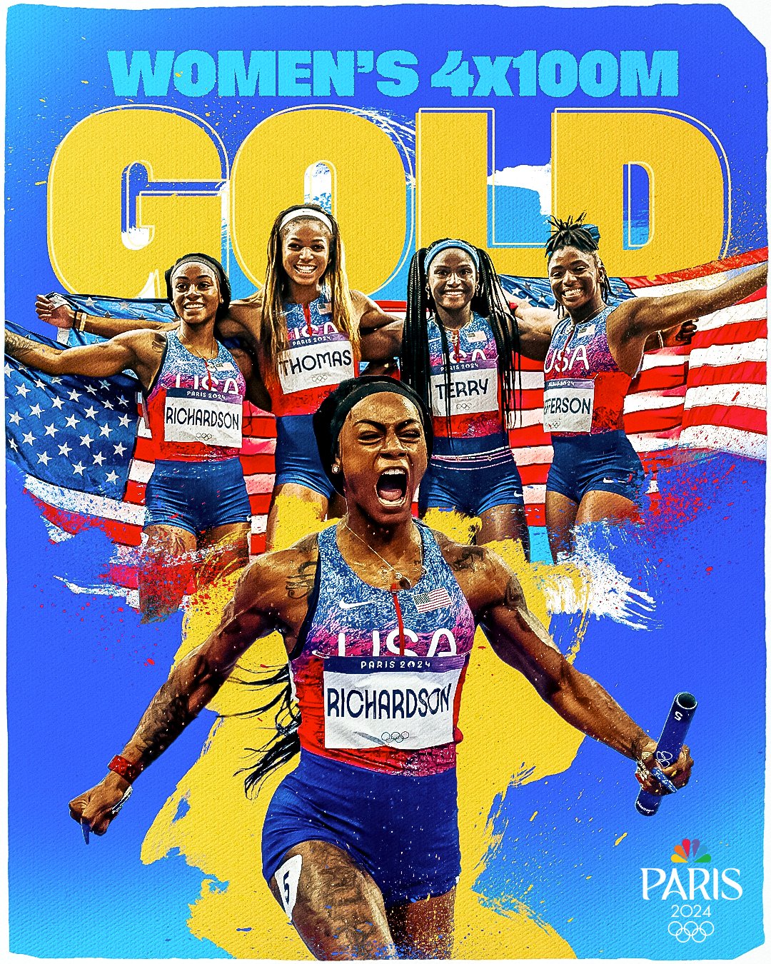 Sha'Carri Richardson track records.