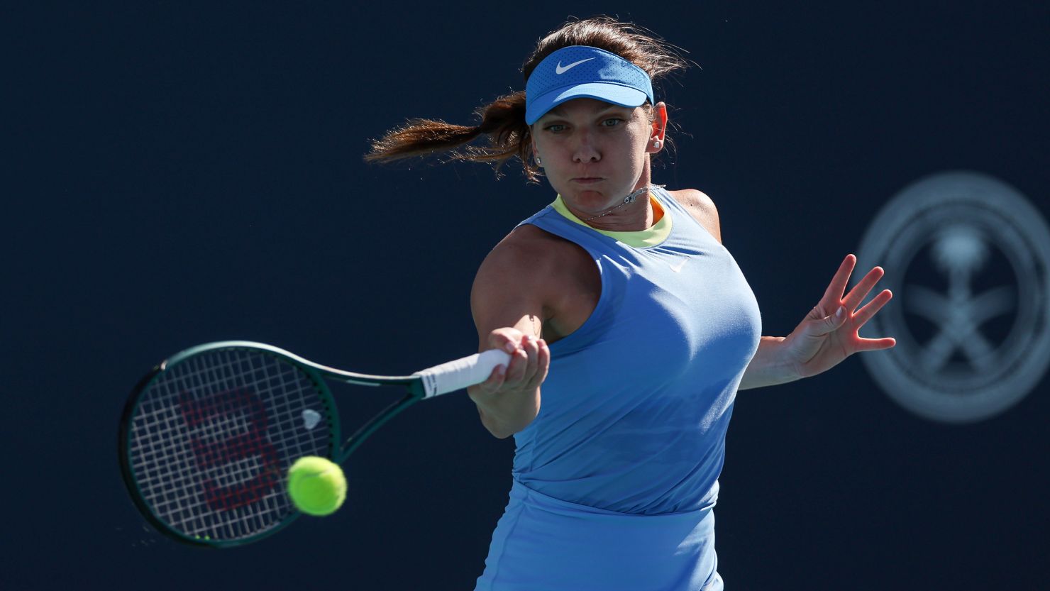 Simona Halep tournament portraits.