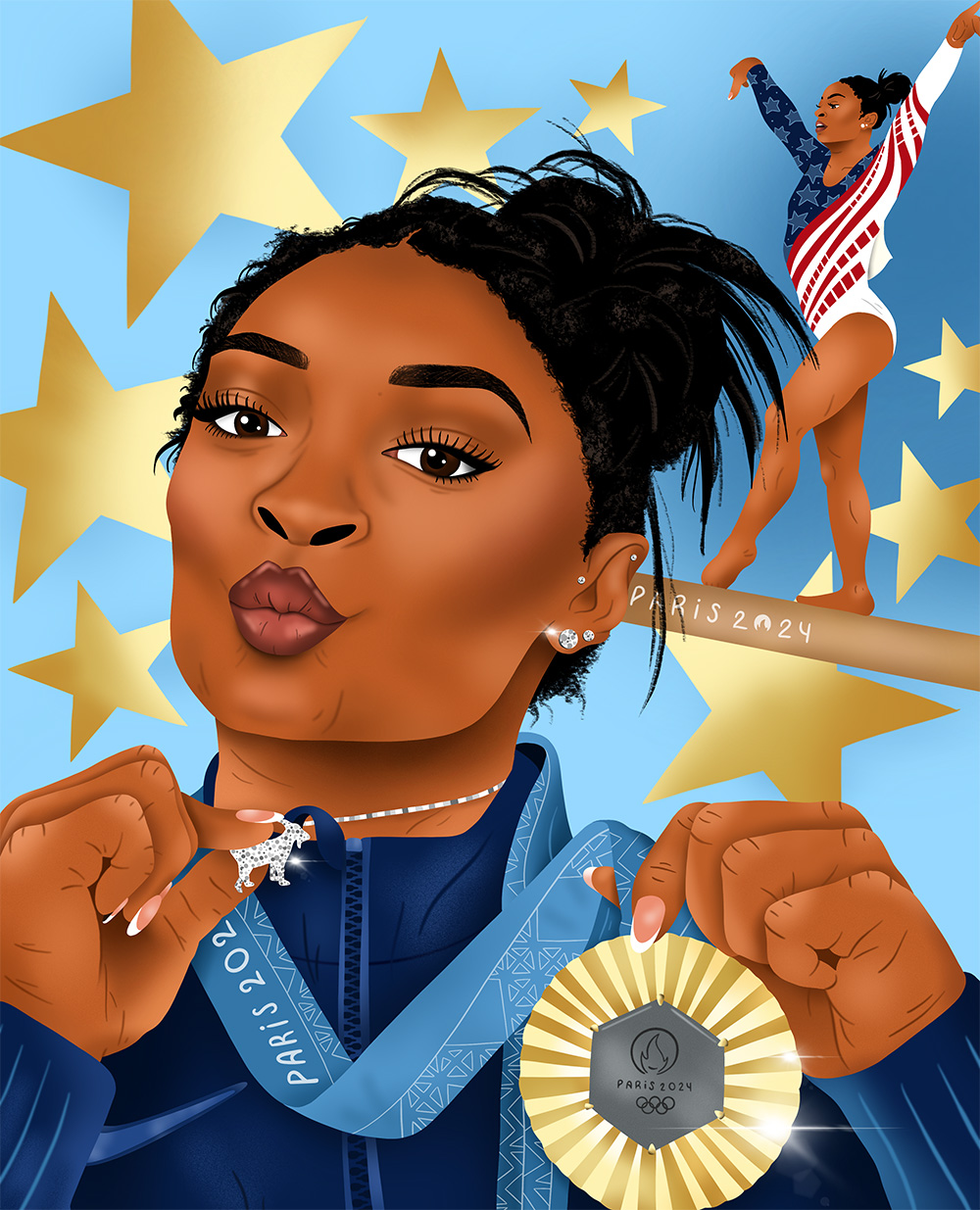 simone biles illustration 0016