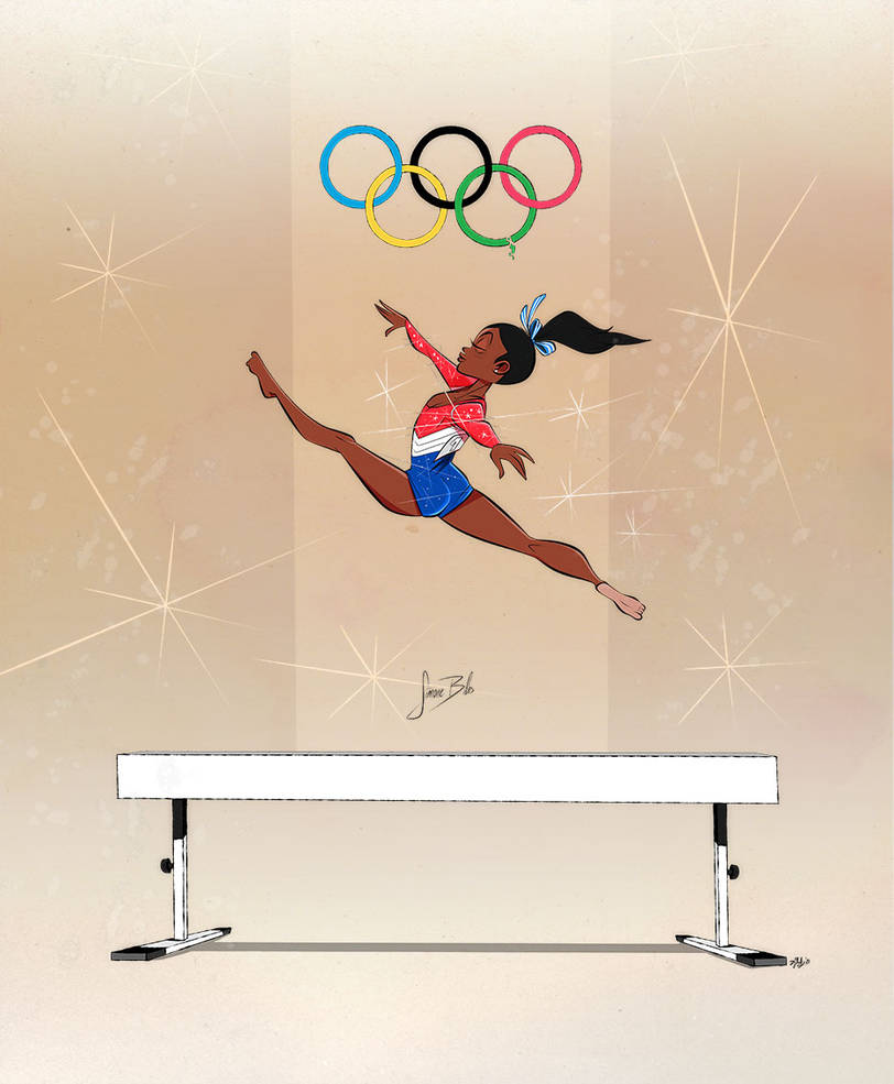 simone biles illustration 0046
