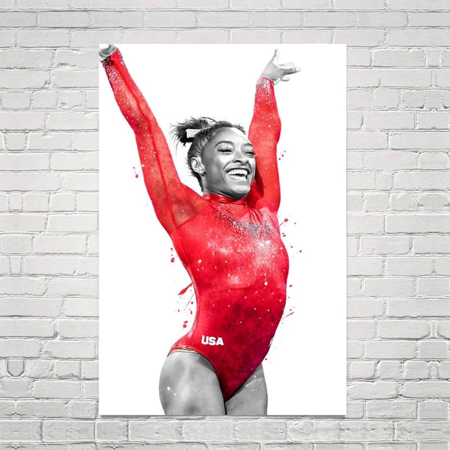 simone biles painting