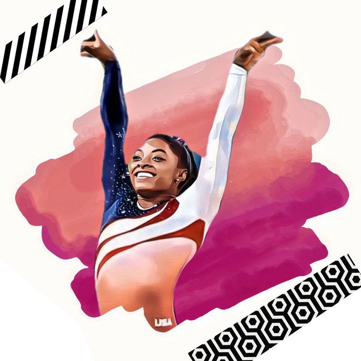 Simone Biles sketch