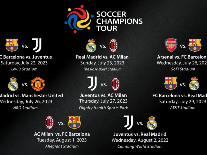 soccer champions tour schedule