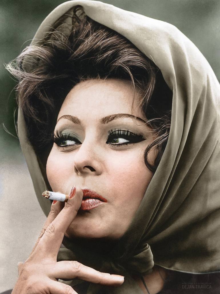 sophia loren print 0035