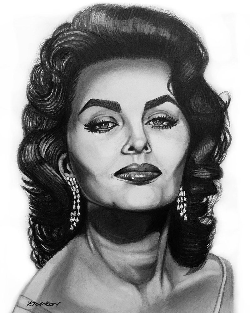 sophia loren print 0045