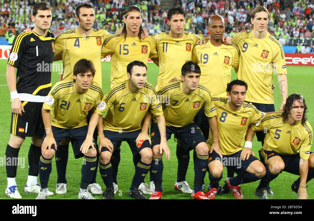 Spain football team 2008