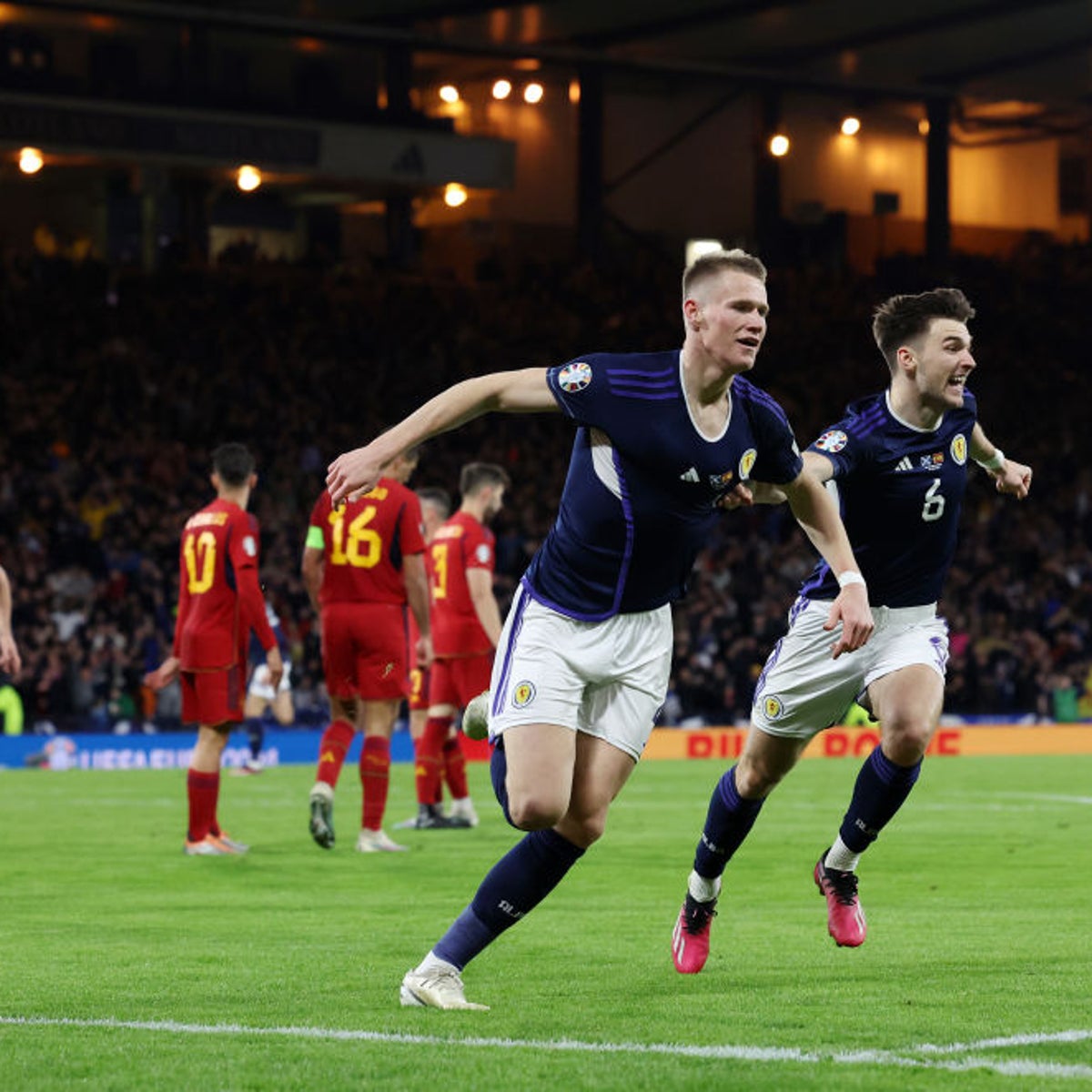 Spain vs Scotland squad list