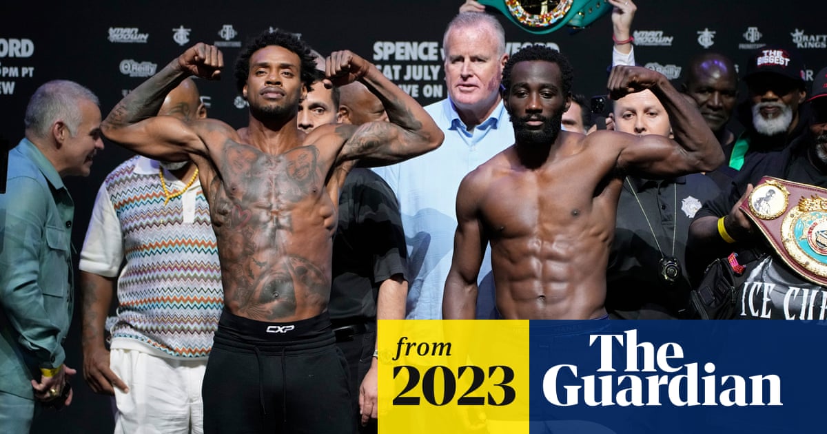 Spence Crawford fight night visuals