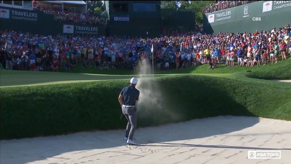 spieth bunker challenge