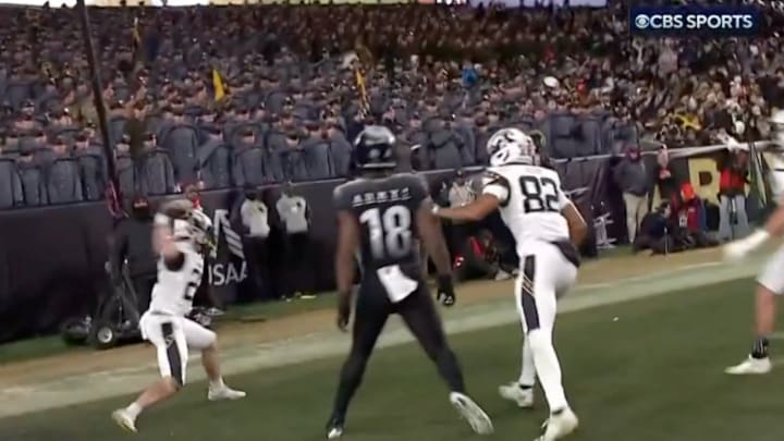 spiking the football after touchdown 0030