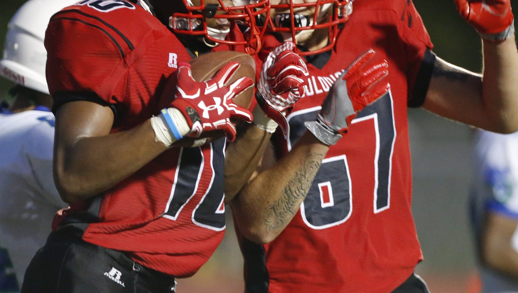 spiking the football after touchdown 0044