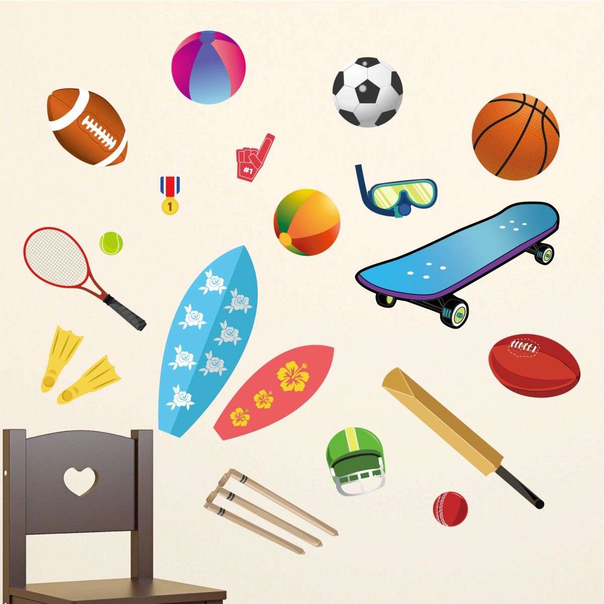 sports wall stickers 0012