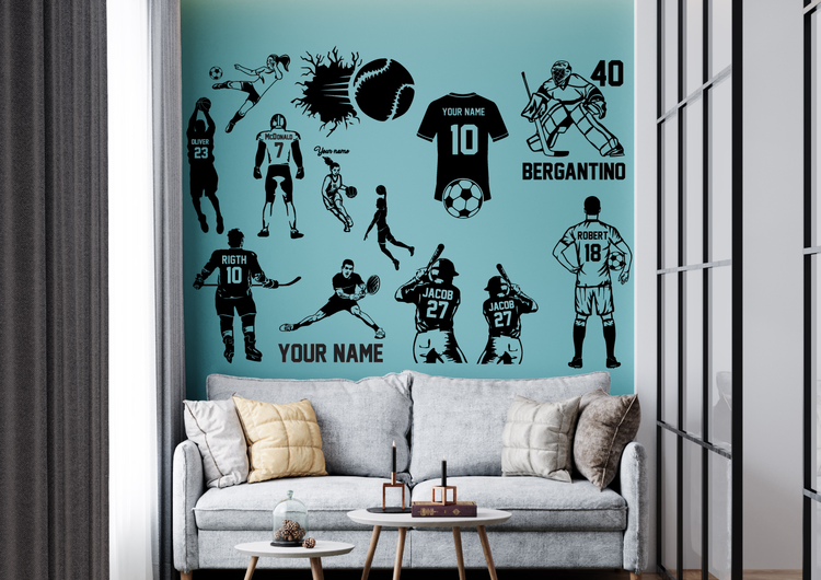 sports wall stickers 0014
